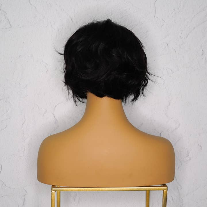 Milk & Honey - Wholesale Hair extensions - VALERIE Natural Black Human Hair Lace Front Wig ** READY TO SHIP **2