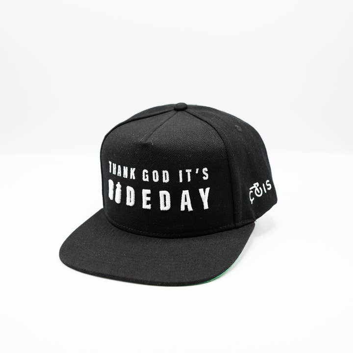 Çois Cycling Legacy - Wholesale Flat Brim Cap - Unisex - Thank God it's Rideday snapback cap0