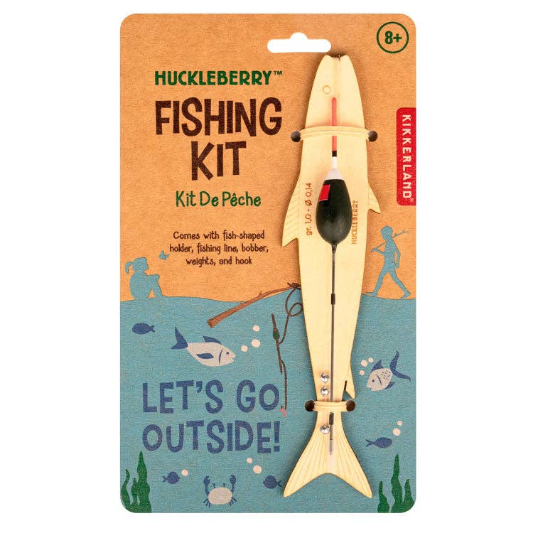 Kikkerland Design Inc - Wholesale Toy Set - Kids - HUCKLEBERRY FISHING KIT0
