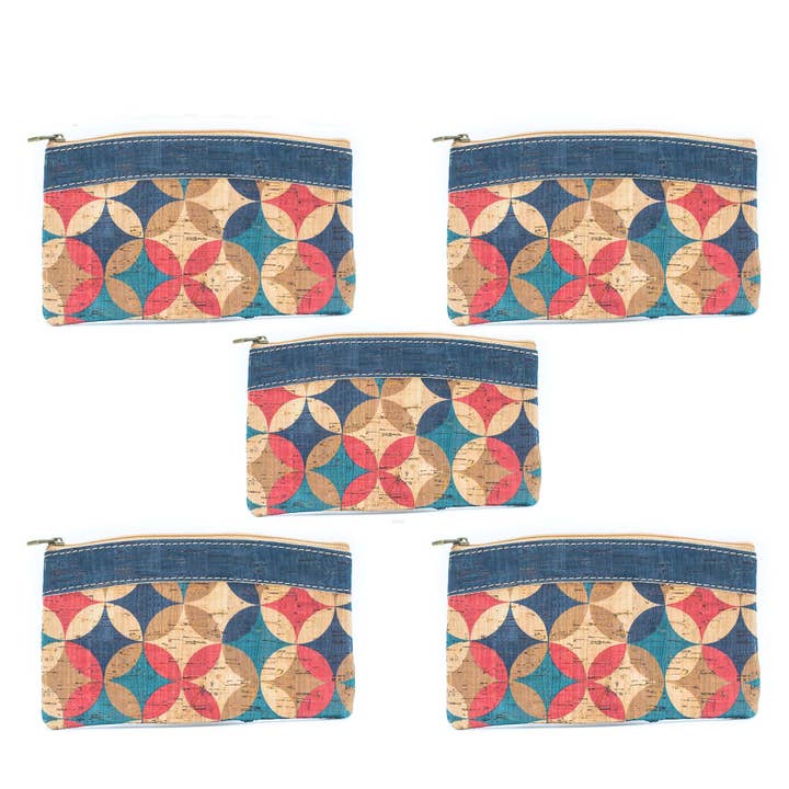 Meninas Bonitas Cork - Wholesale Coin Purse - Women's - 5units-Tango Mini Cork Purse BAGD-2843