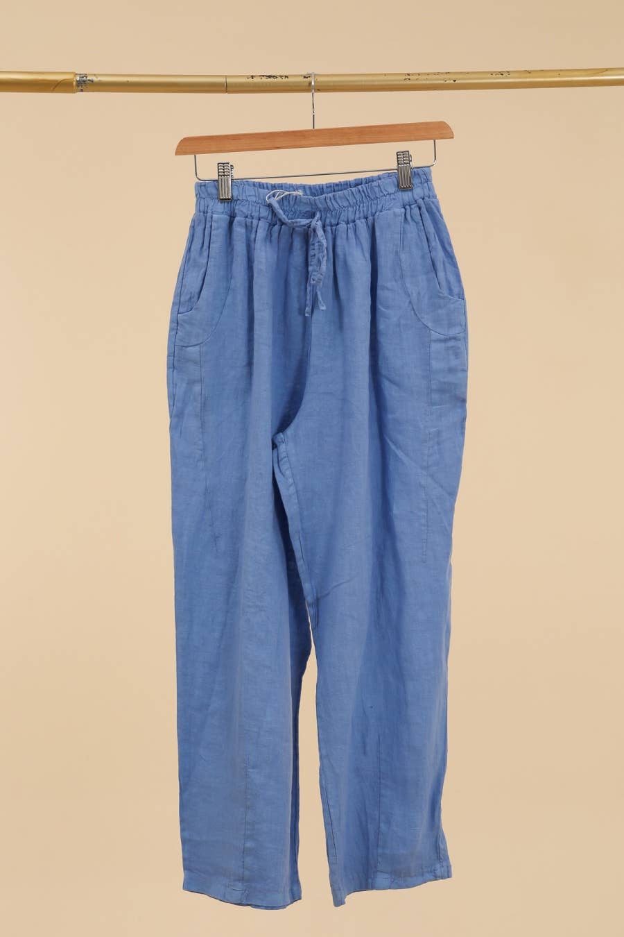 la maison des fibres naturelles – Großhandel Hose – Damen – Leinenhose mit Taschen 6522 100%Leinen5