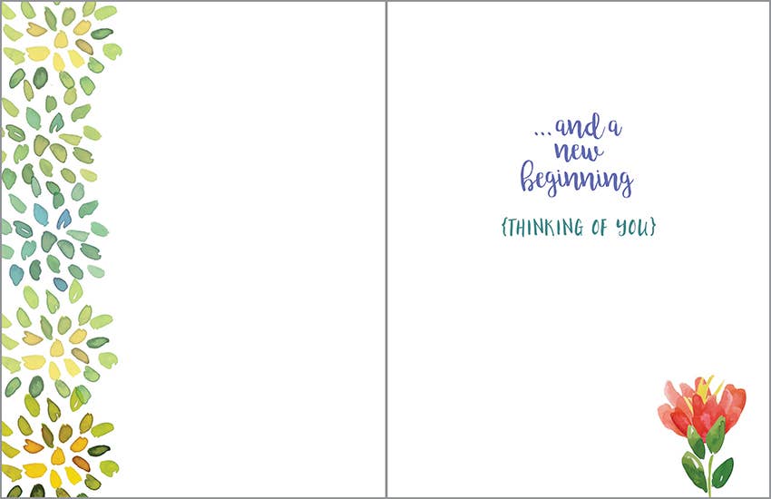 GINA B DESIGNS - Wholesale Thinking of You Card - Thinking of You Greeting Card - Maren Flowers1