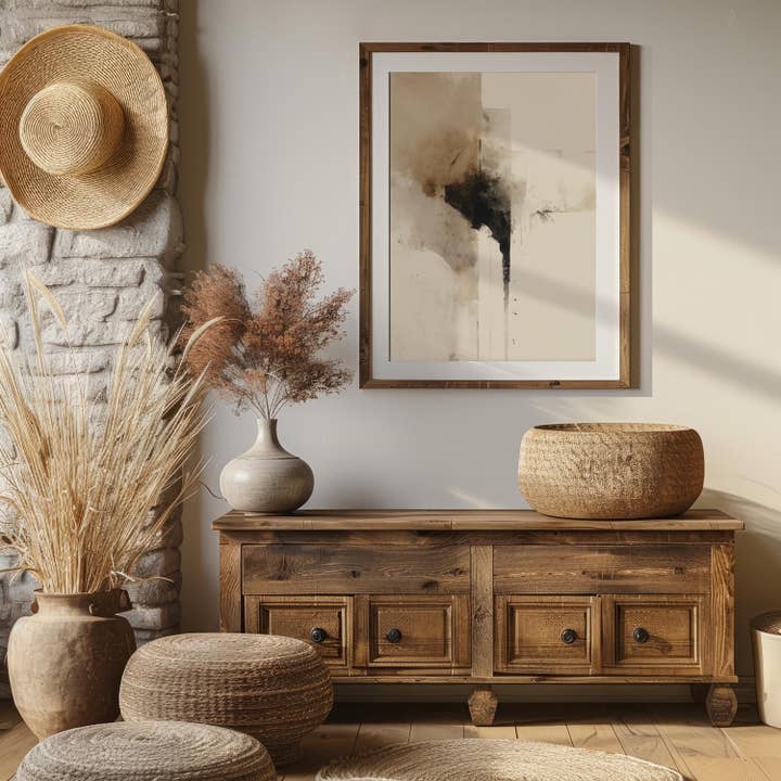 Echo of Silence vægkunst – mat overflade for engroshandel hos Artsriver