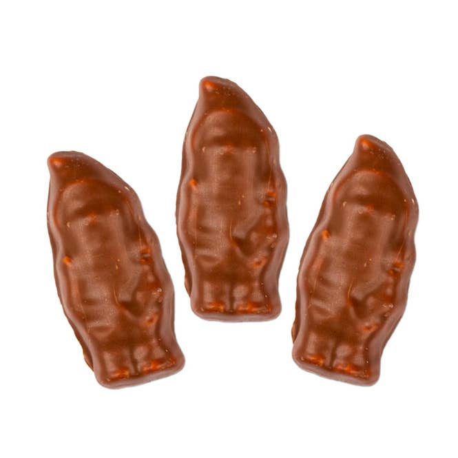 Svenskt julgodis - Chokladdoppade tomtemarshmallows for wholesale by Nordicbangers - Swedish Candy Supply