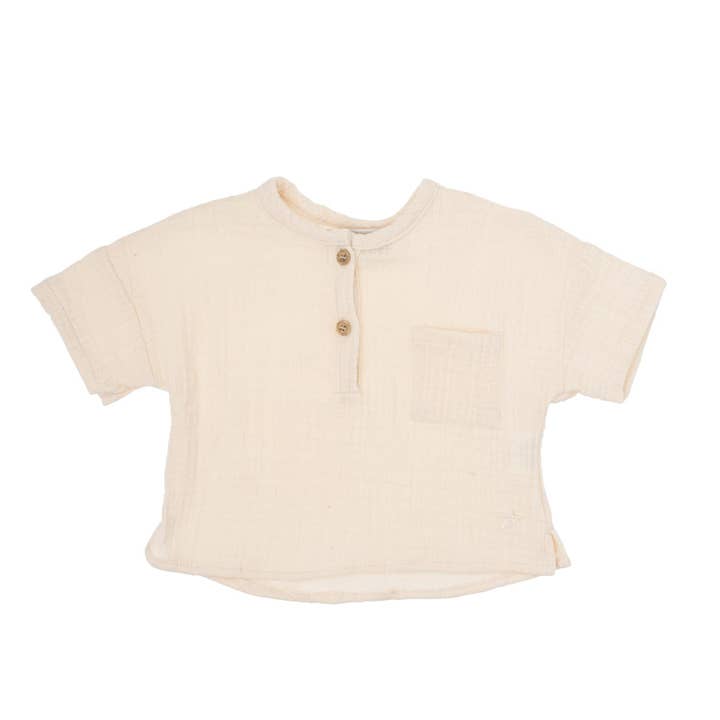 Skjorte med rustik effekt S80523 for engroshandel hos Tocoto Vintage