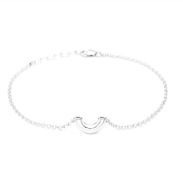 Mini Makaroner Armband, Sterling Silver, Av Delikatesser Smycken - Varje Köp Hjälper Kampen Hunger! (Mat smycken, Foodie gåva) för wholesale av Delicacies Jewelry