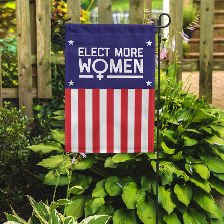 Flags For Good - Wholesale Flag - Elect More Women USA Garden Flag