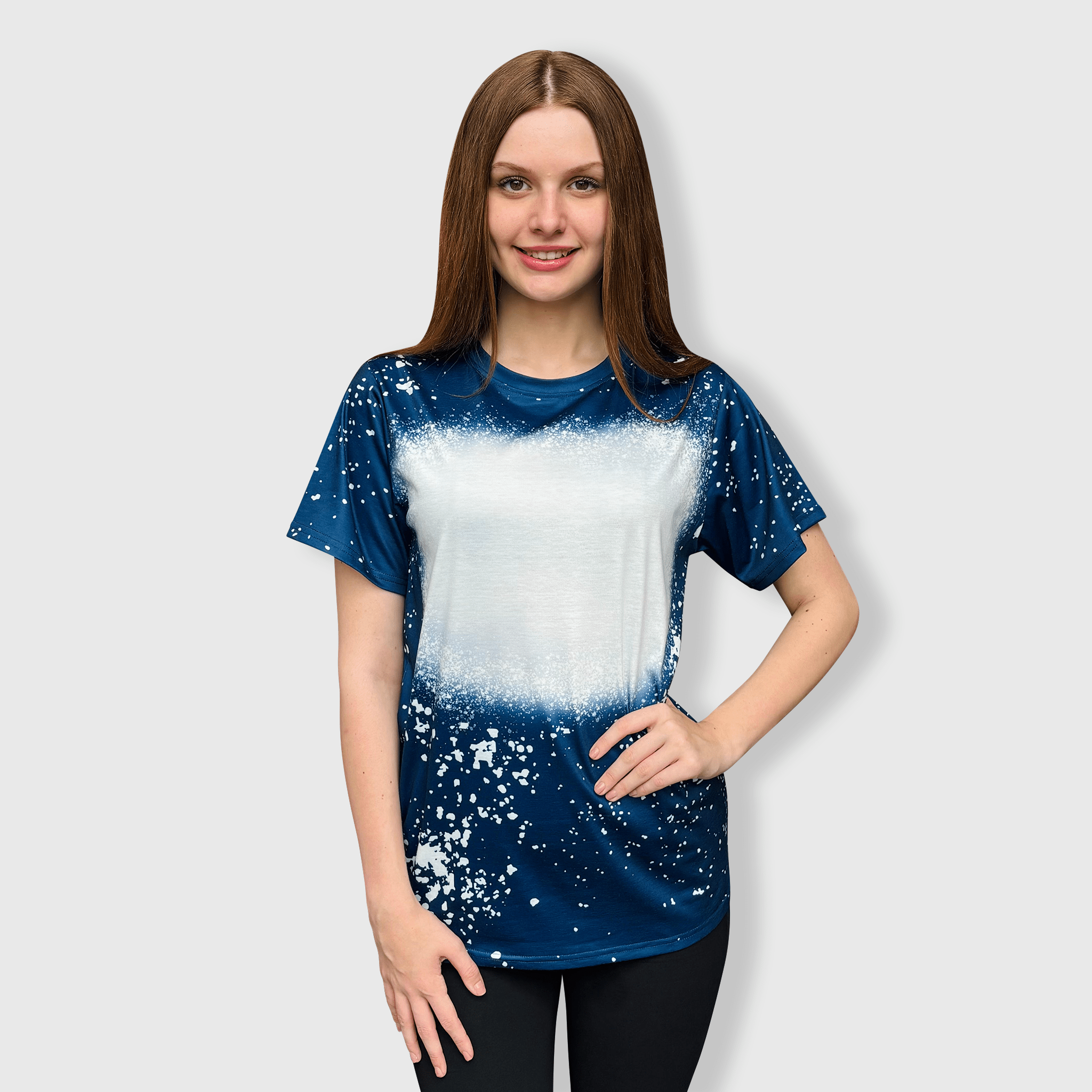 ILTEX Apparel - Wholesale T-Shirt - Women's - FAUX Bleached Tees - Adult47