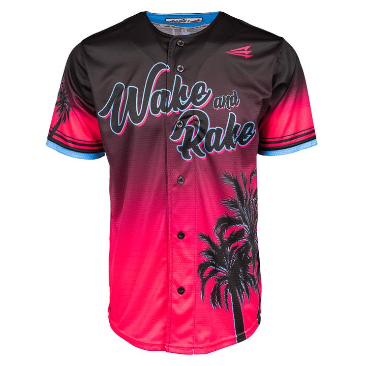 Camiseta de Béisbol Estilo Wake and Rake para venta al por mayor de Seamhead Swag