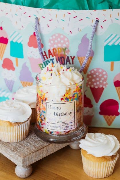 BeYOUtiful Bath* Body * Burn – Engroshandel Glaslys – Happy Birthday dessertduftlys3