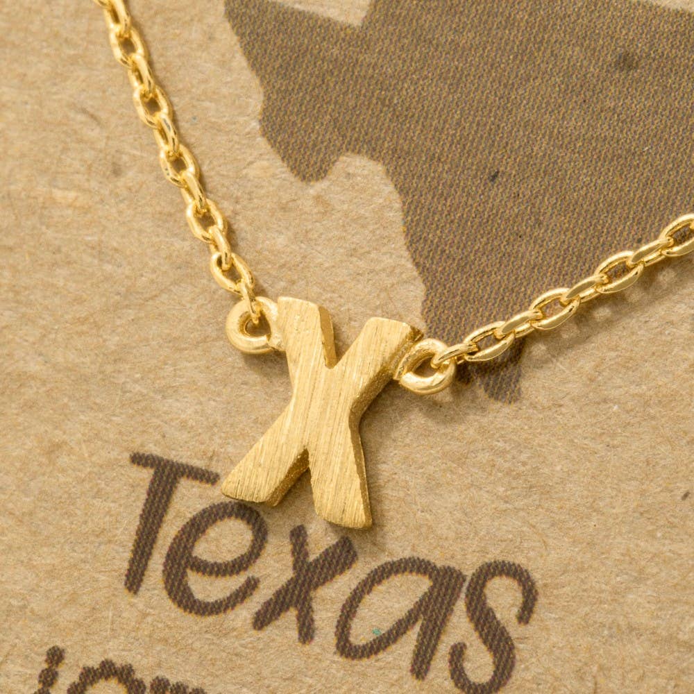 Fame Accessories – wholesale Pendant/charm necklace – Texas Print Station Charm Necklace3