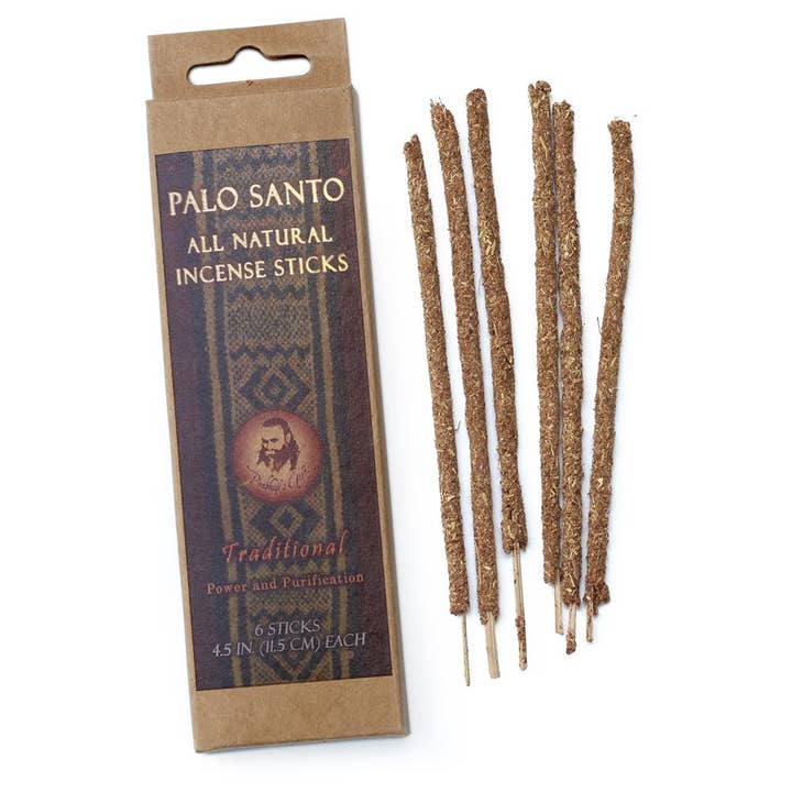 Incense Sticks Palo Santo Traditional - Power & Purification - 6 Incense Sticks for wholesale by Prabhuji's Gifts