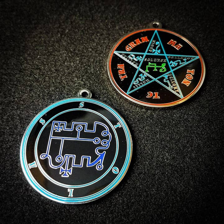 Stolas Sigil Medallion - Ars Goetia Demon Seal for wholesale by Goetic Impressions