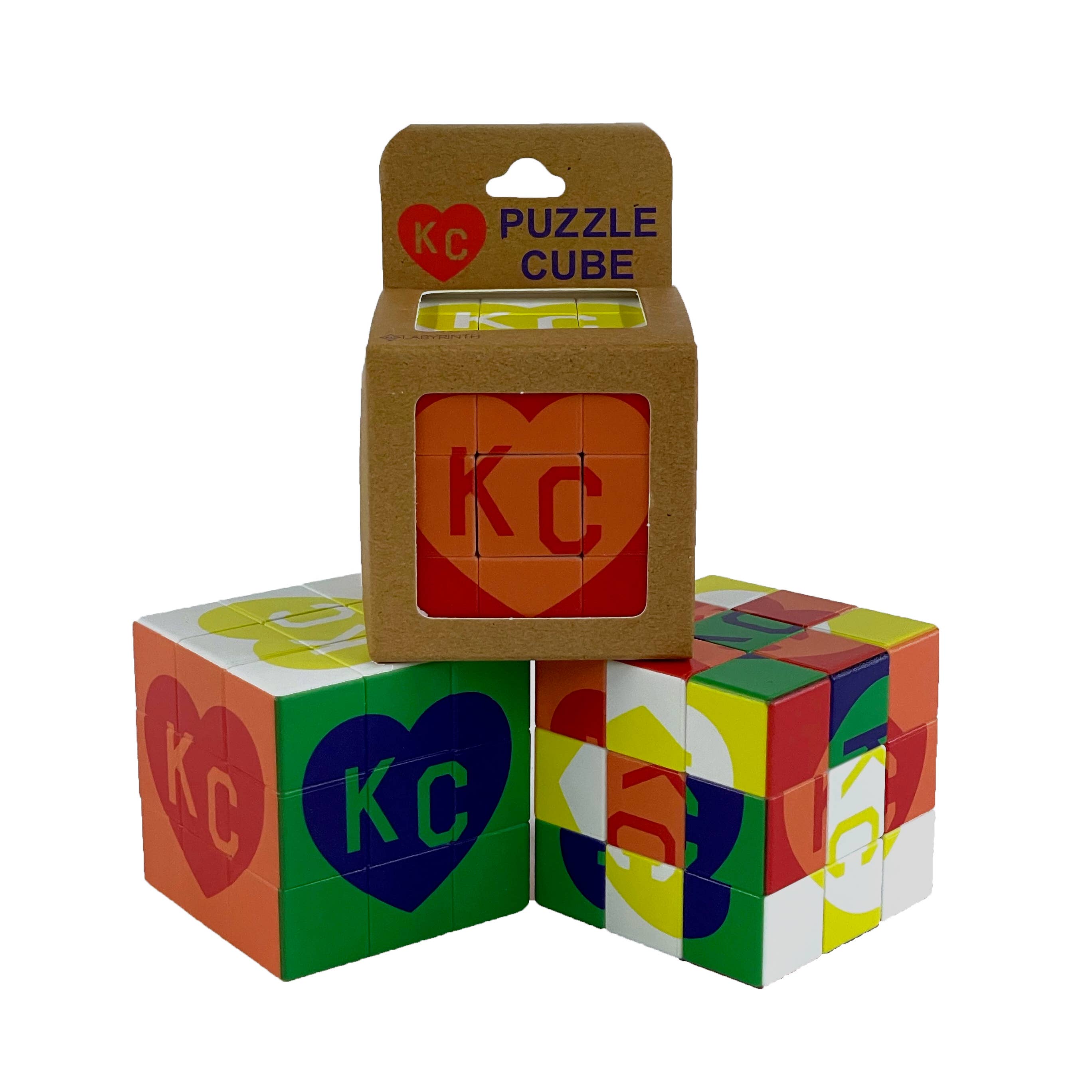 KC Labyrinth - Vente Puzzle – adulte - Cube à casse-tête - KC Heart