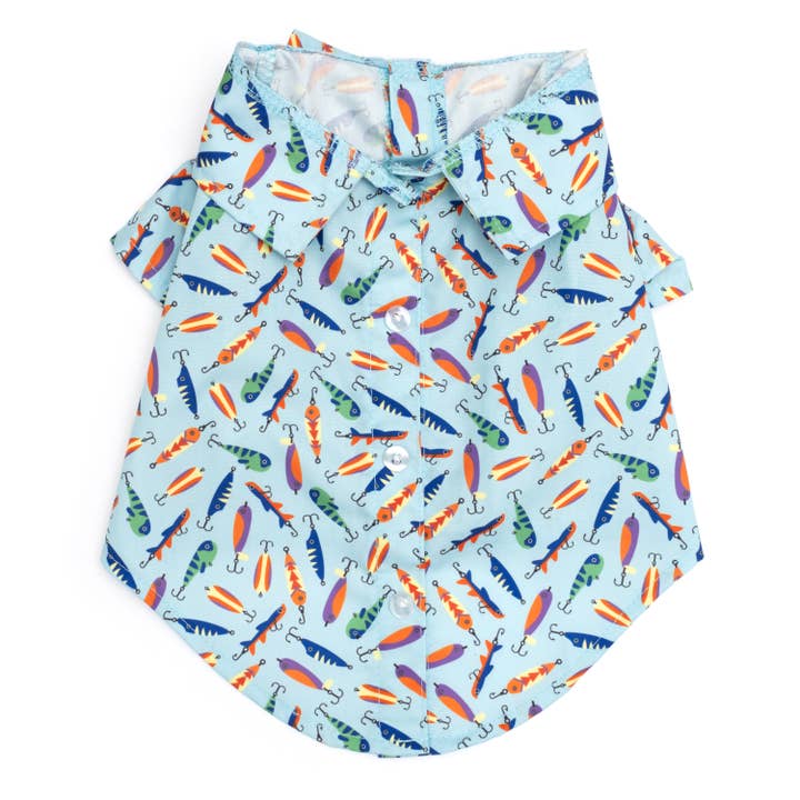 Gone Fishin' Shirt für den Großhandel von The Worthy Dog