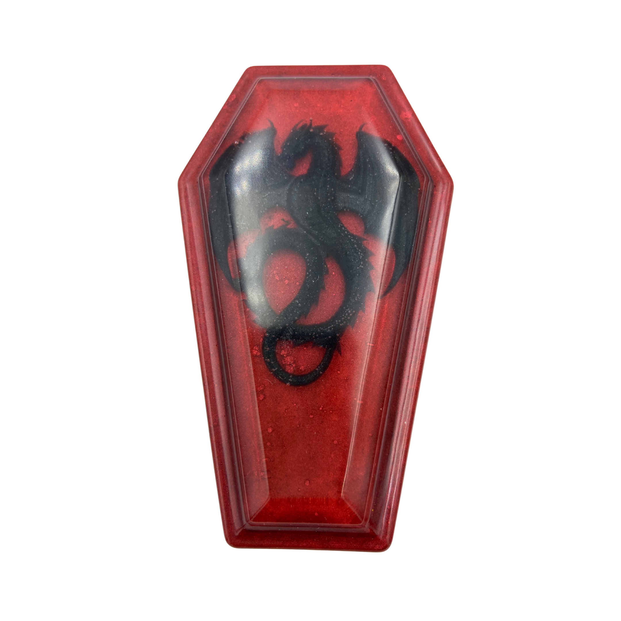 Seriously Perfect Finds, LLC - Wholesale Incense Holder - Dragon Coffin Tealight and Incense Holder- Carnelian1