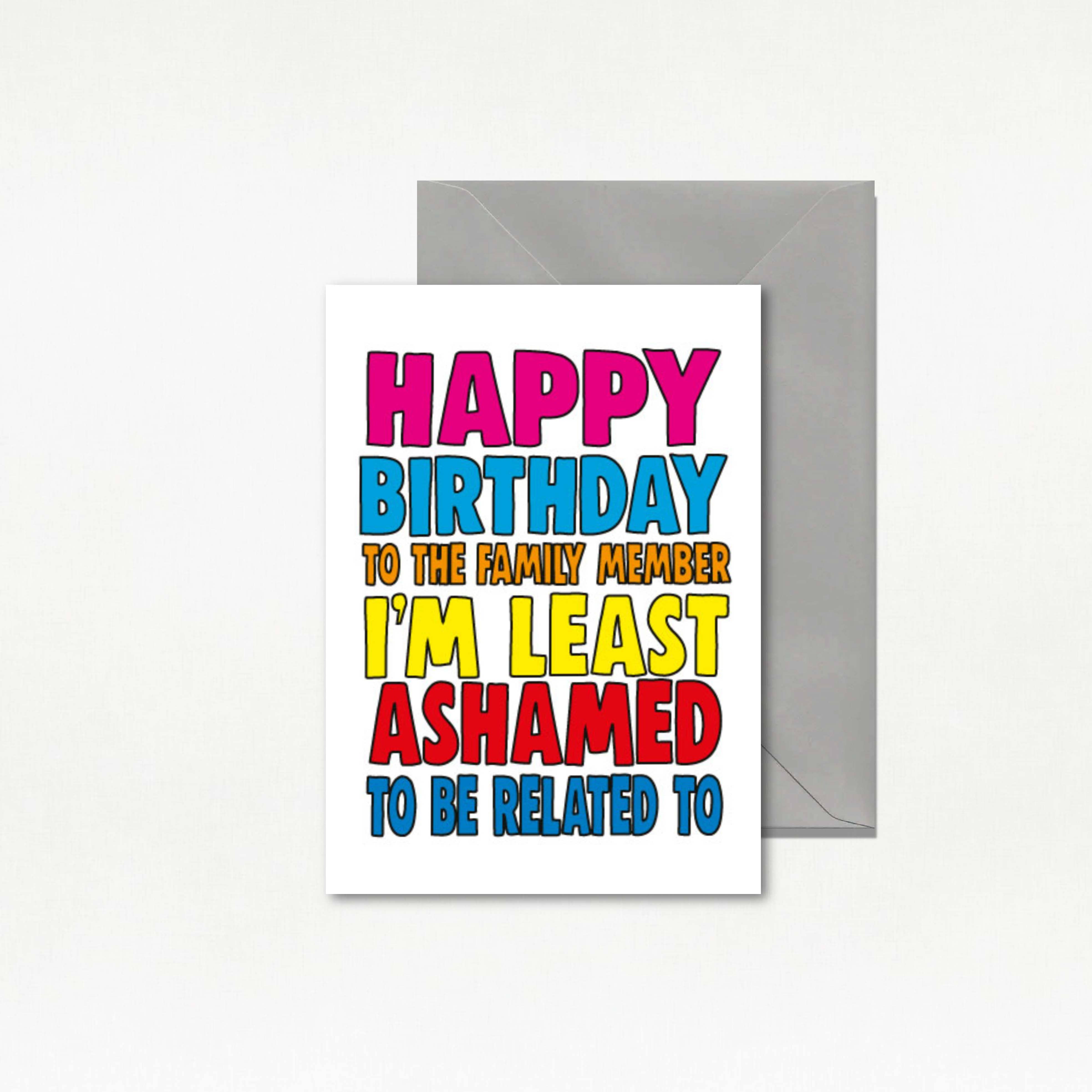 Designer Birthday Card – Highly Fresh