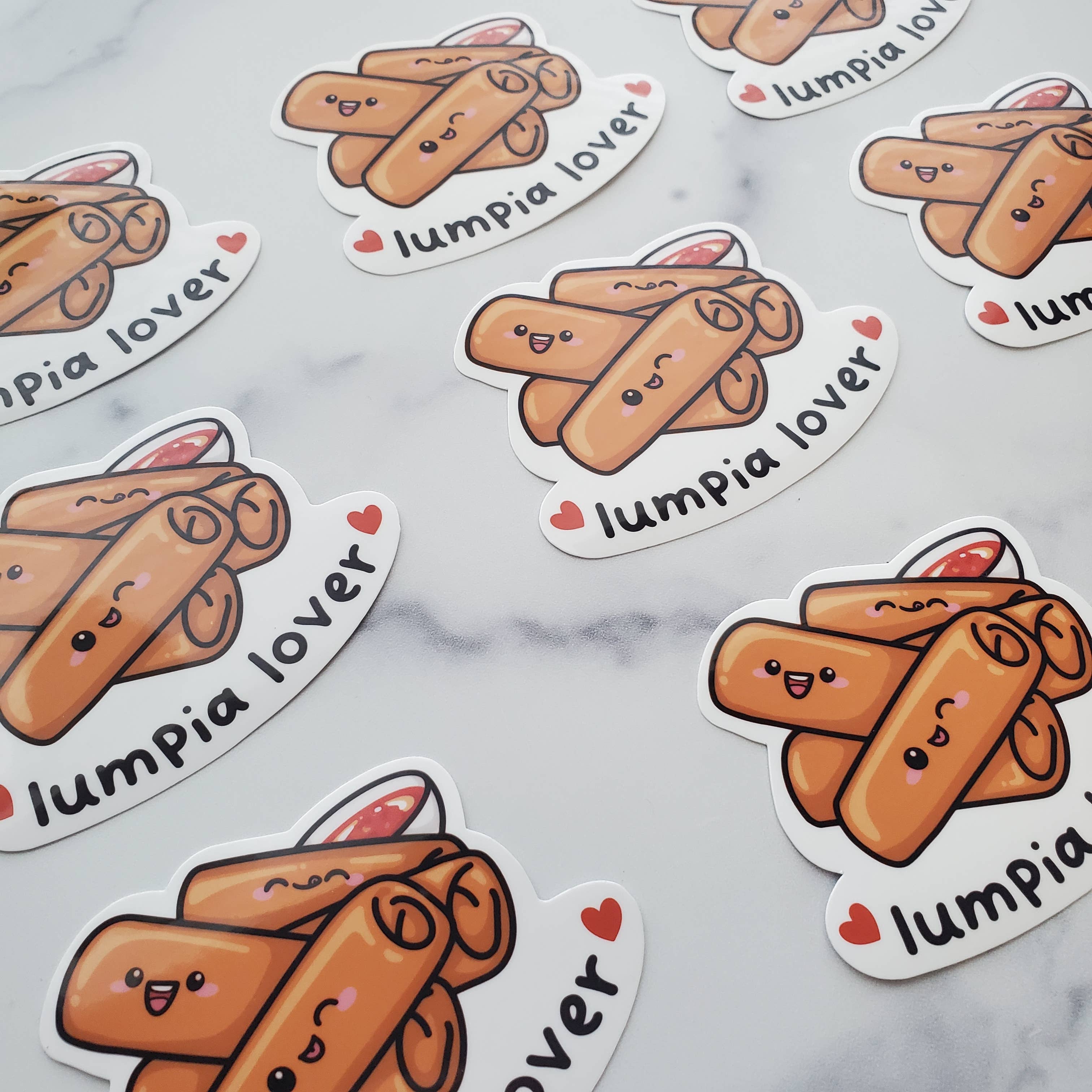 Muijistudio - Wholesale Sticker - Lumpia Lover Vinyl Sticker | Spring roll egg roll Asian food1