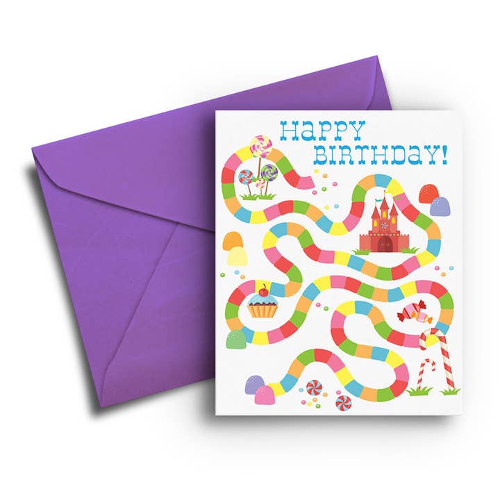Fresh Frances - Wholesale Birthday Card - Candyland Kid's Birthday Card