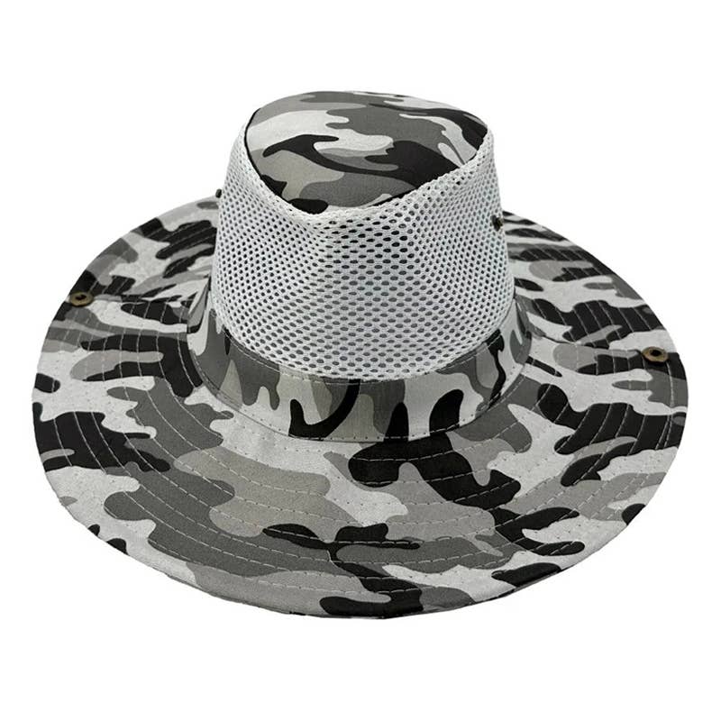 Deluxe Import Trading - Vendita all'ingrosso Accessorio per cappello - Uomo - Cappello Boonie mimetico grigio0