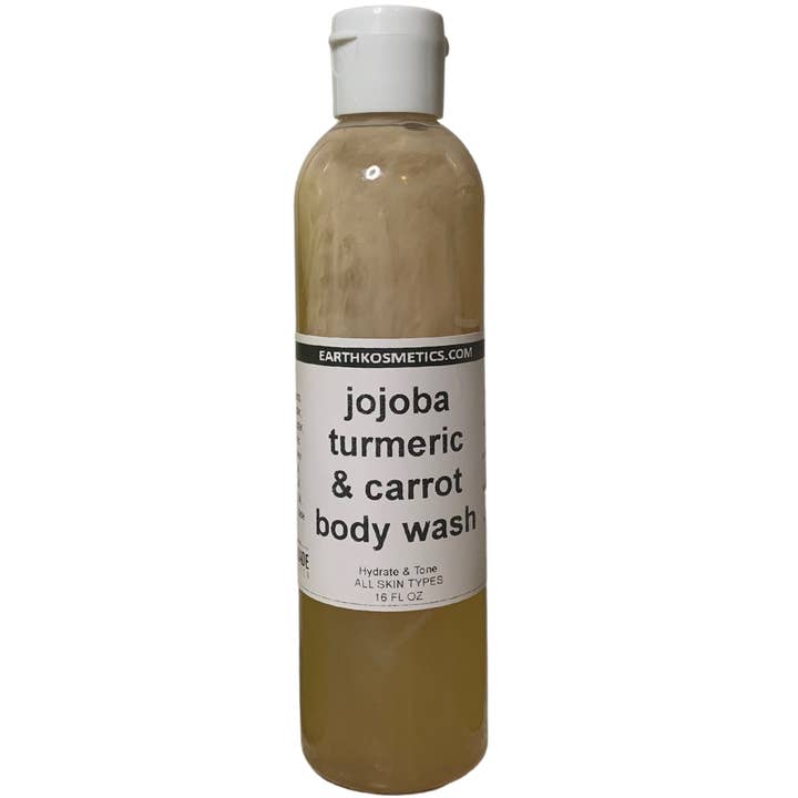 Jojoba, Turmeric & Carrot Body Wash for wholesale by Earthkosmetics