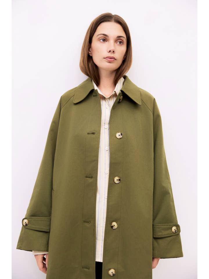 MOD REF - Wholesale Trench Coat - Women's - The Serena Coat | Pointed Collar Trench Coat14