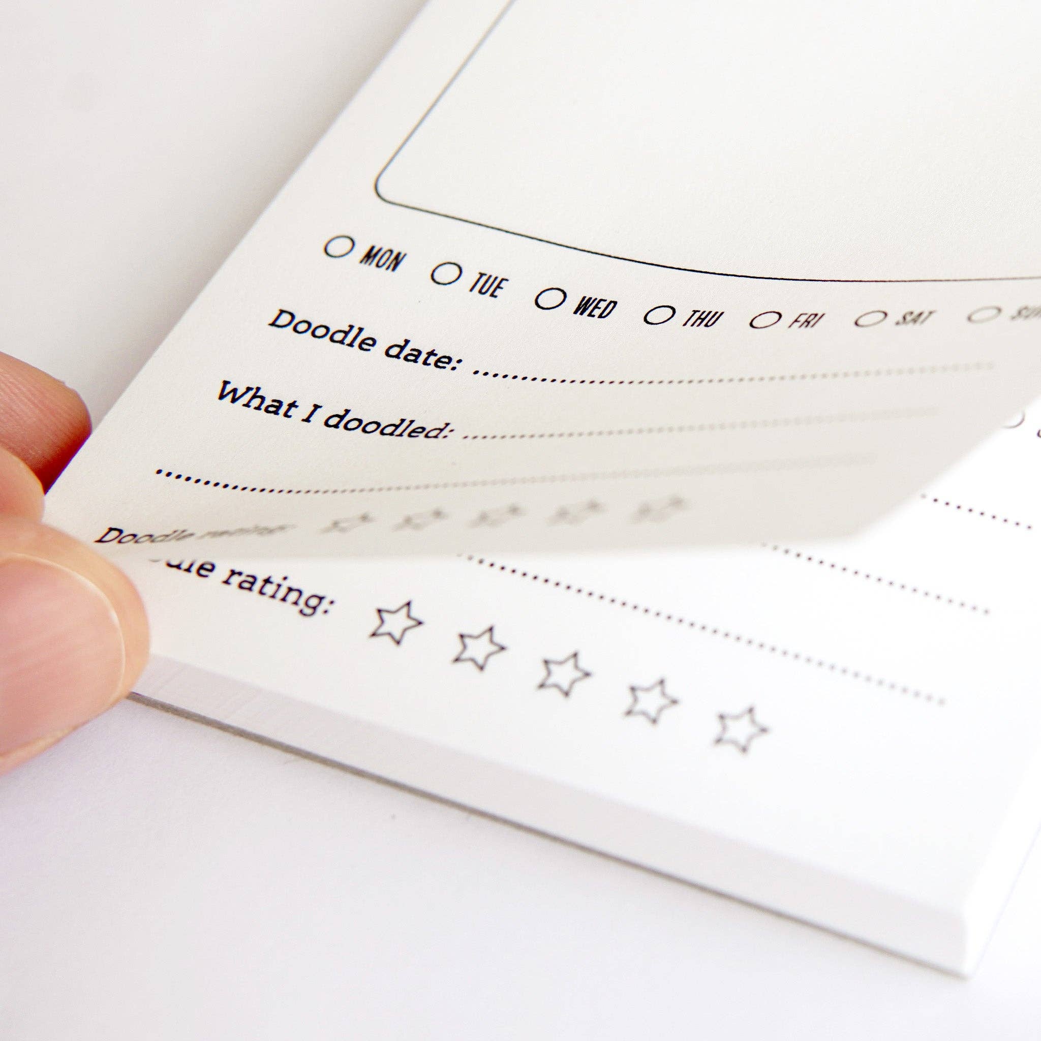 Odd Goose Stationery - Vente Blocs-notes - Un gribouillage par jour Bloc-notes de dessin créatif - Fait main au Royaume-Uni1