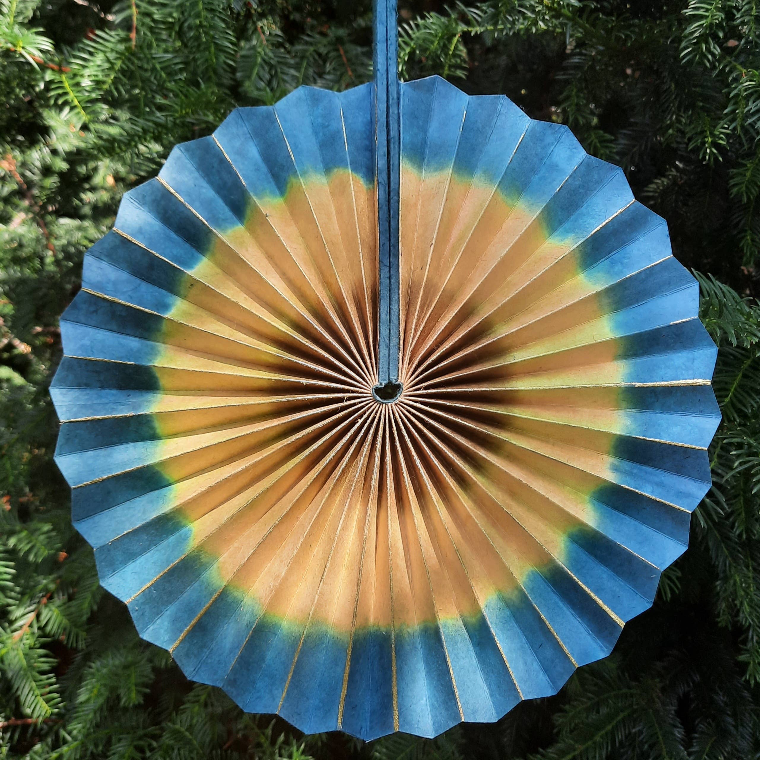 Koperberg - Vente Décoration de Noël - Fan de tie-dye, papier fait main6