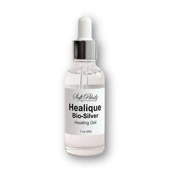 Healique Bio-Silver Läkningsgel för wholesale av Soft Petalz Organic Cosmetics LLC