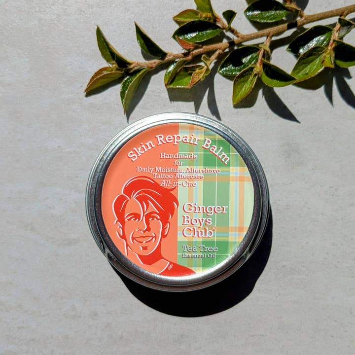 Ginger Boys Club - Bálsamo Reparador de Piel (Aceite de Árbol de Té) para venta al por mayor de The Scottish Aqua Shop Co.