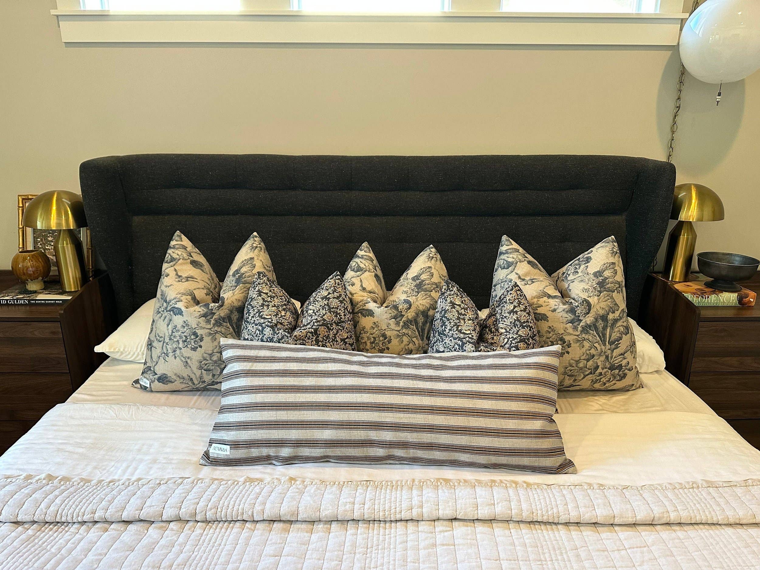 Rennah Collective - Wholesale Throw Pillow Cover - Juniper Black Pillow Cover5