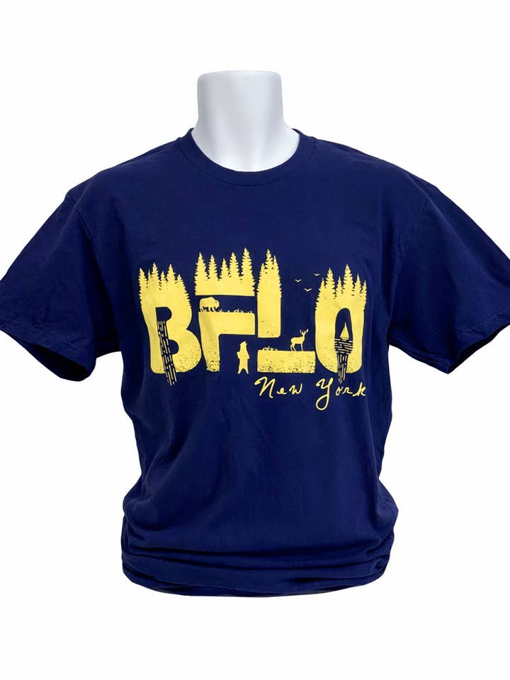 BFLO Wilderness unisex t-shirt for wholesale by My Buffalo Shirt