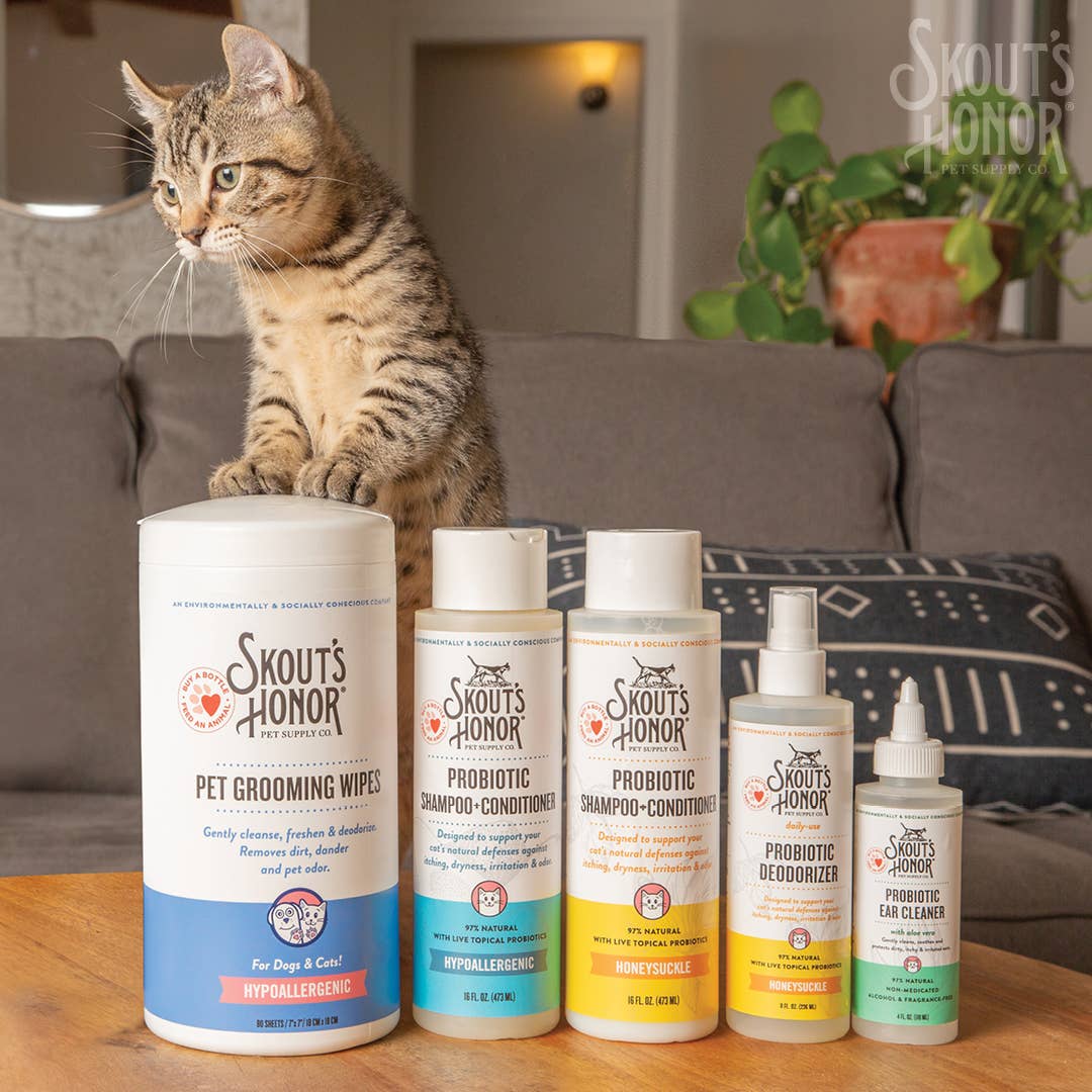 Pet Palette Distribution - Wholesale Pet Grooming Aid - Dog - Skout's Honor Pet Grooming Wipes for Dogs & Cats 80ct7