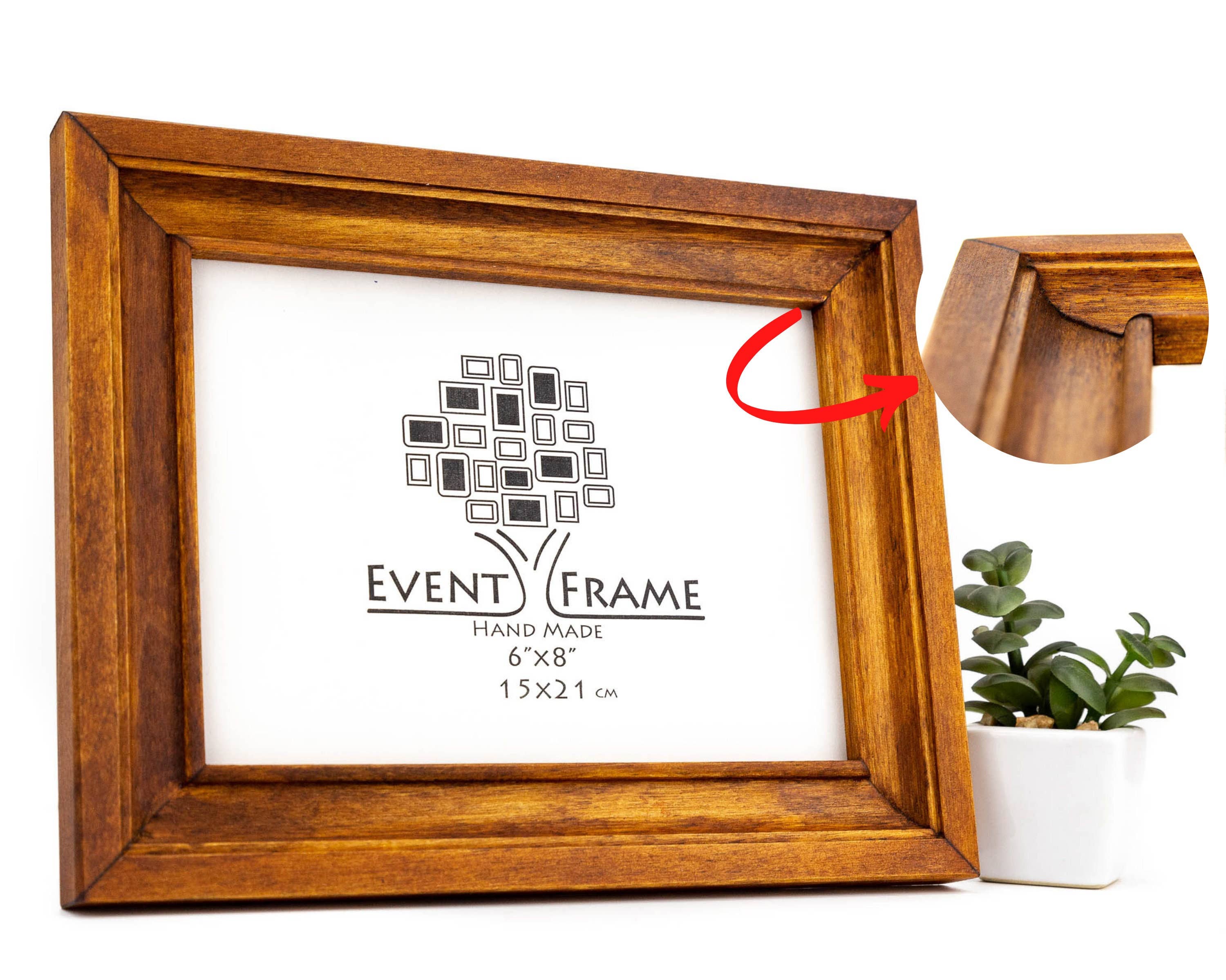 SIA EventFrame - Wholesale Picture Frame - Handmade Wooden Photo Frame - Rustic Birch Hardwood Frame6