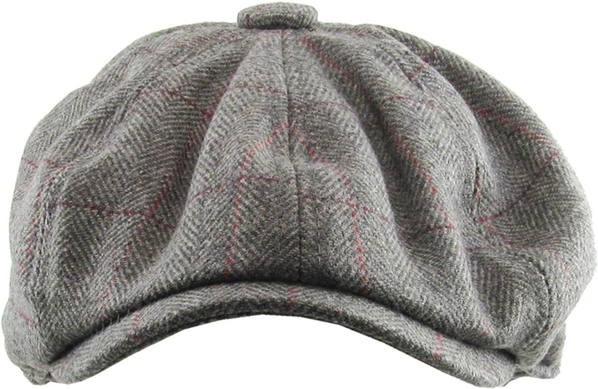 KBETHOS – Boina com pala - Homem por atacado – Botão espinha de peixe Ascot14