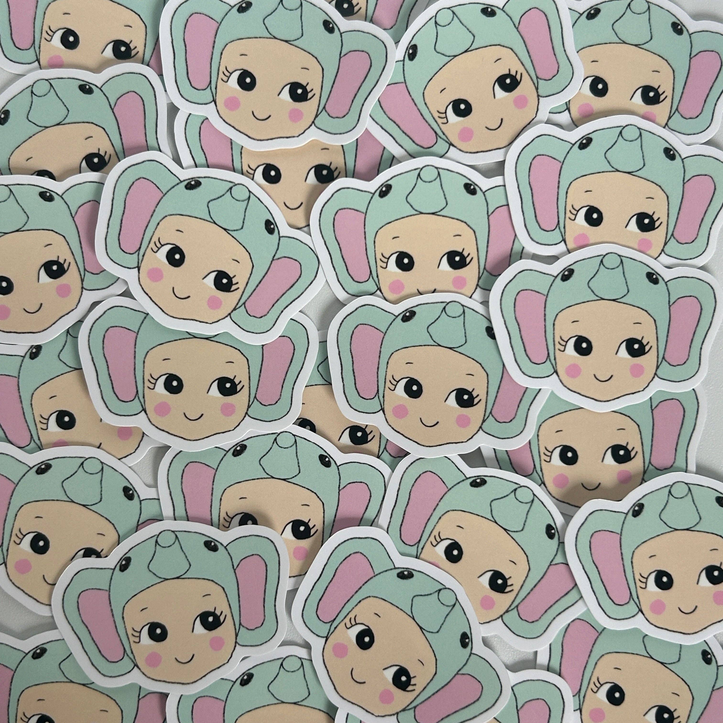 Nany Craft Shop - Wholesale Sticker - Baby Elephant Sticker1