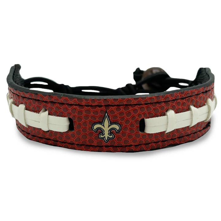 NFL New Orleans Saints Pebble Grain Bracelet for wholesale by Impact Design