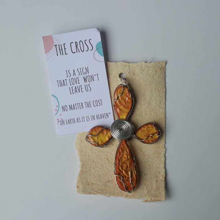 2nd Story Goods + Haiti Design Co - Wholesale Wall Cross - Giving Cross