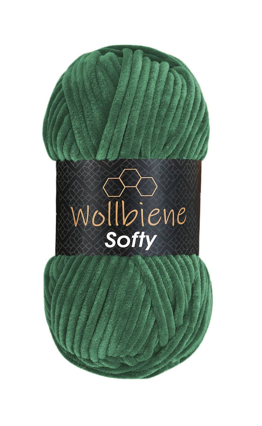 Wollbiene - Wholesale Yarn - wool bee softy chenille wool 100gr super bulky knitting50