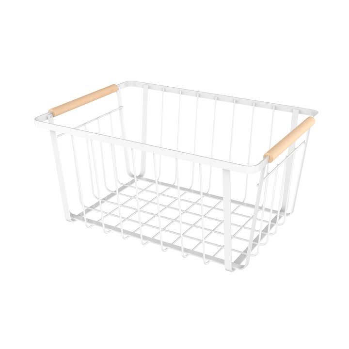 Wood Handled Wire Baskets for wholesale by Better Houseware Corp.