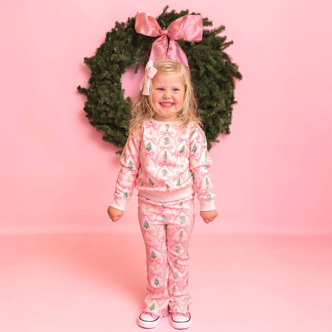 Sweet Wink - Wholesale Sweatshirt - Kids - Nutcracker Trellis Christmas Sweatshirt - Kids Clothing1