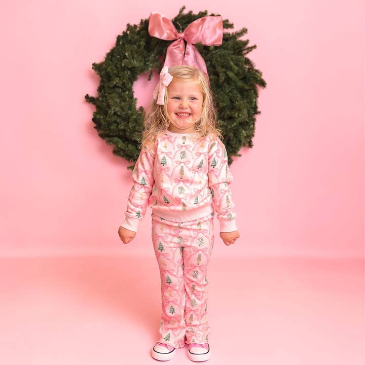 Sweet Wink - Wholesale Sweatshirt - Kids - Nutcracker Trellis Christmas Sweatshirt - Kids Clothing1