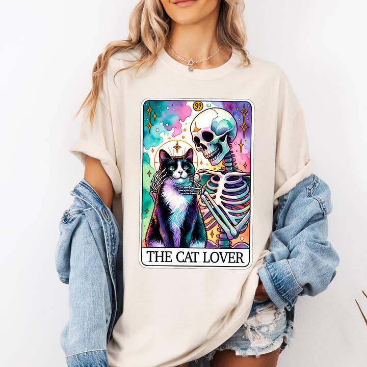 The Cat Lover Tarot Card Shirt for wholesale by EnjoyMyDesign