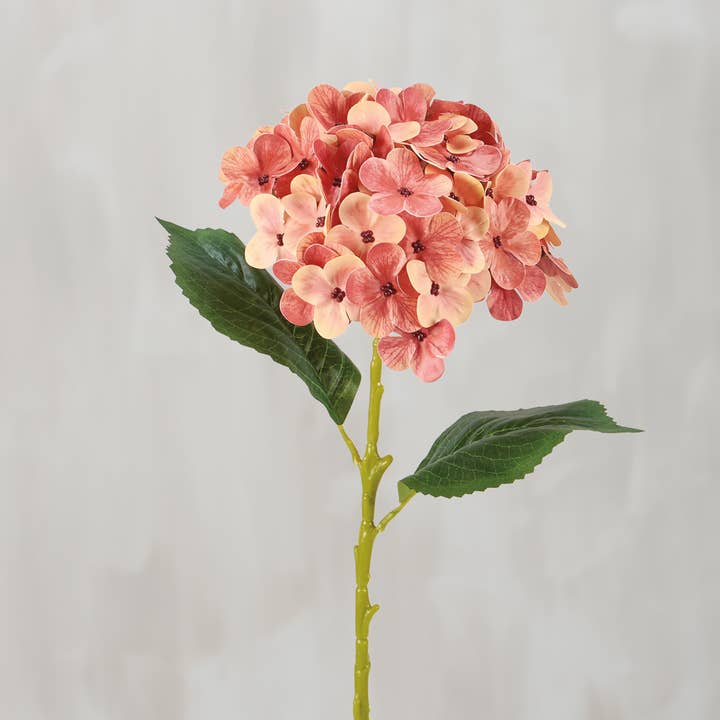 Pink Hydrangea Floral Pick for wholesale by Primitives by Kathy