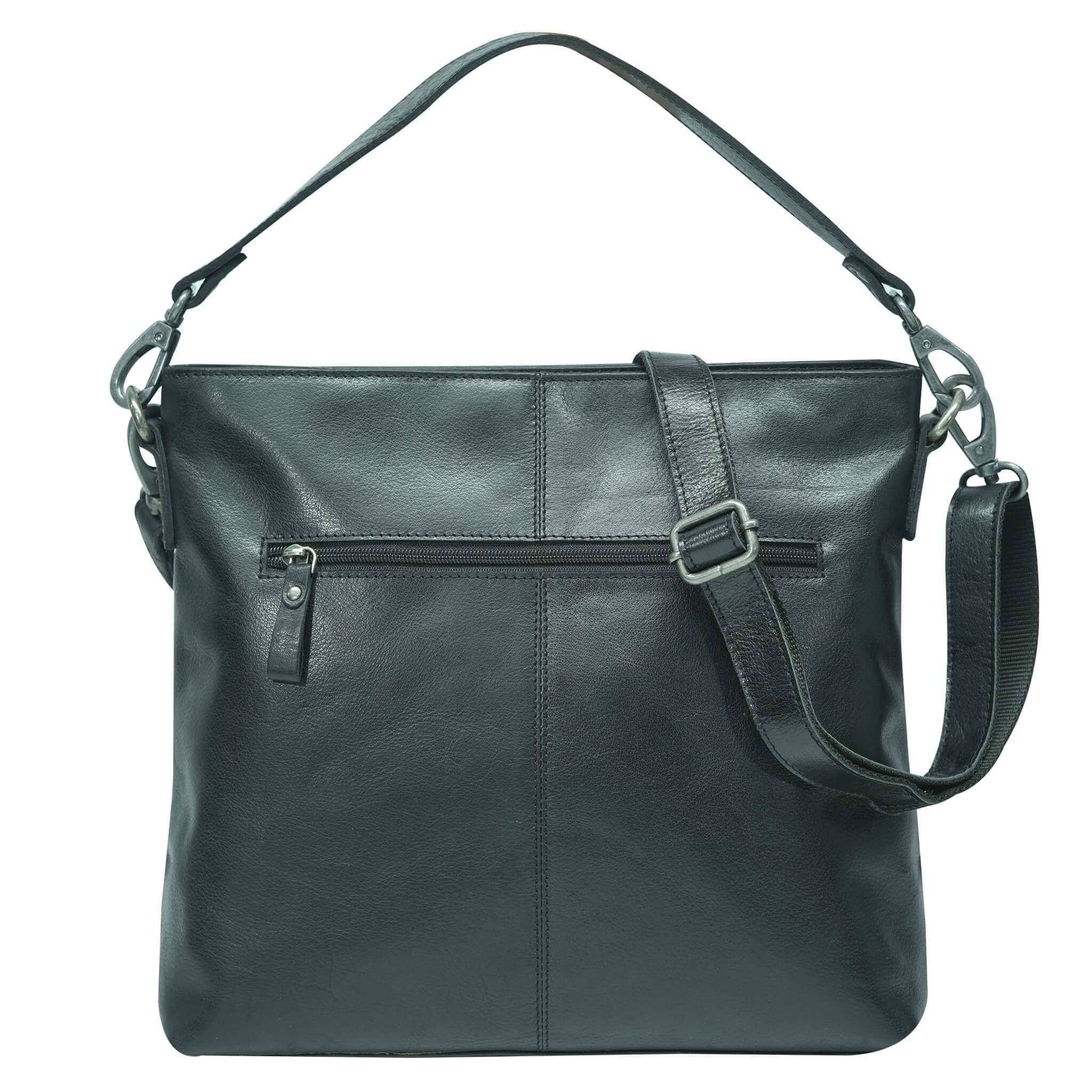 Greenwood - Vente Sac porté épaule – femme - Sac à main Lisa en cuir avec bandoulières interchangeables19