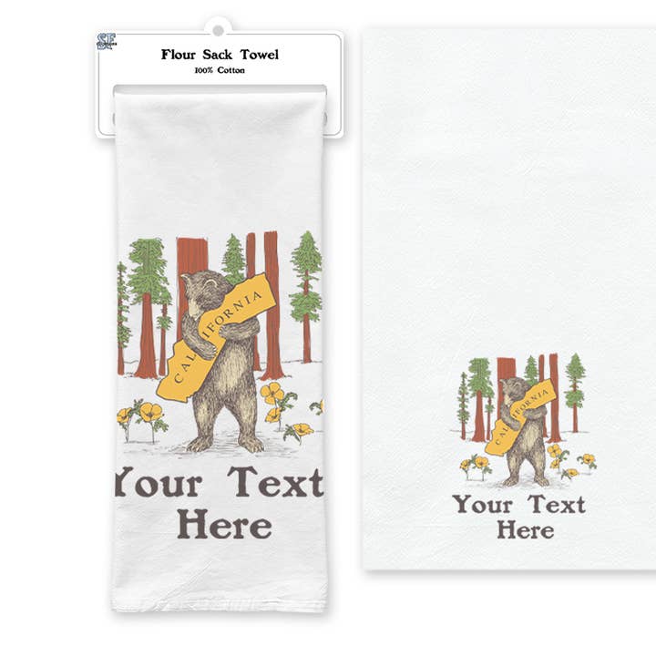 SF Mercantile - Wholesale Tea Towel - Customizable Flour Sack Tea Towel 22" x 36"4