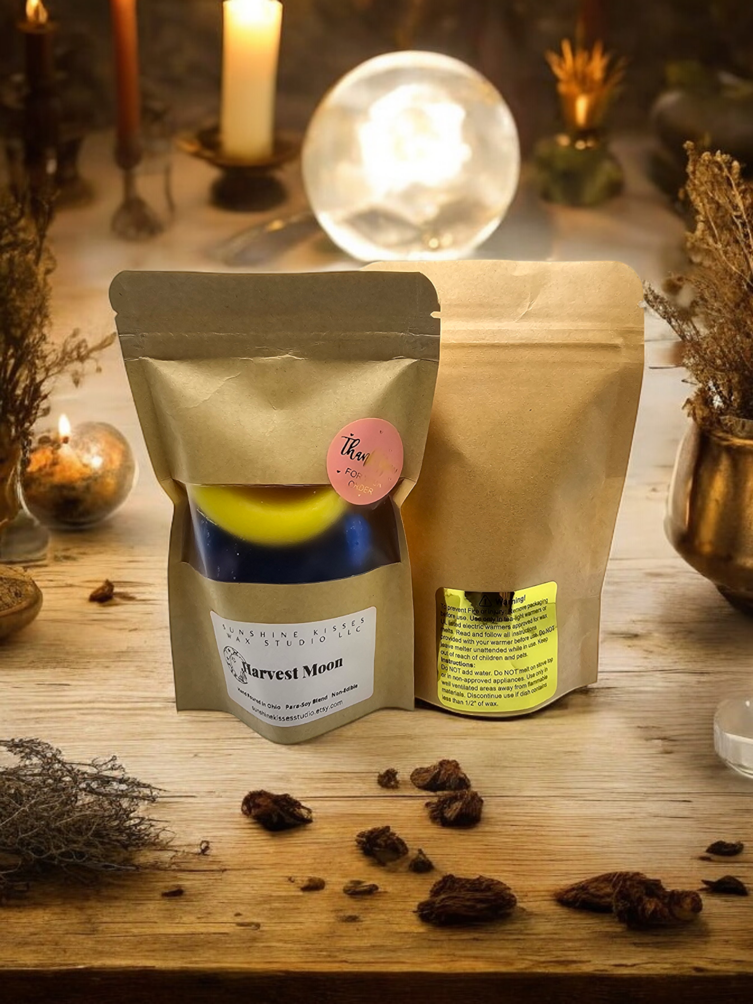 Sunshine Kisses Wax Studio LLC - Wholesale Wax Melt - Harvest Moon Wax Melts2