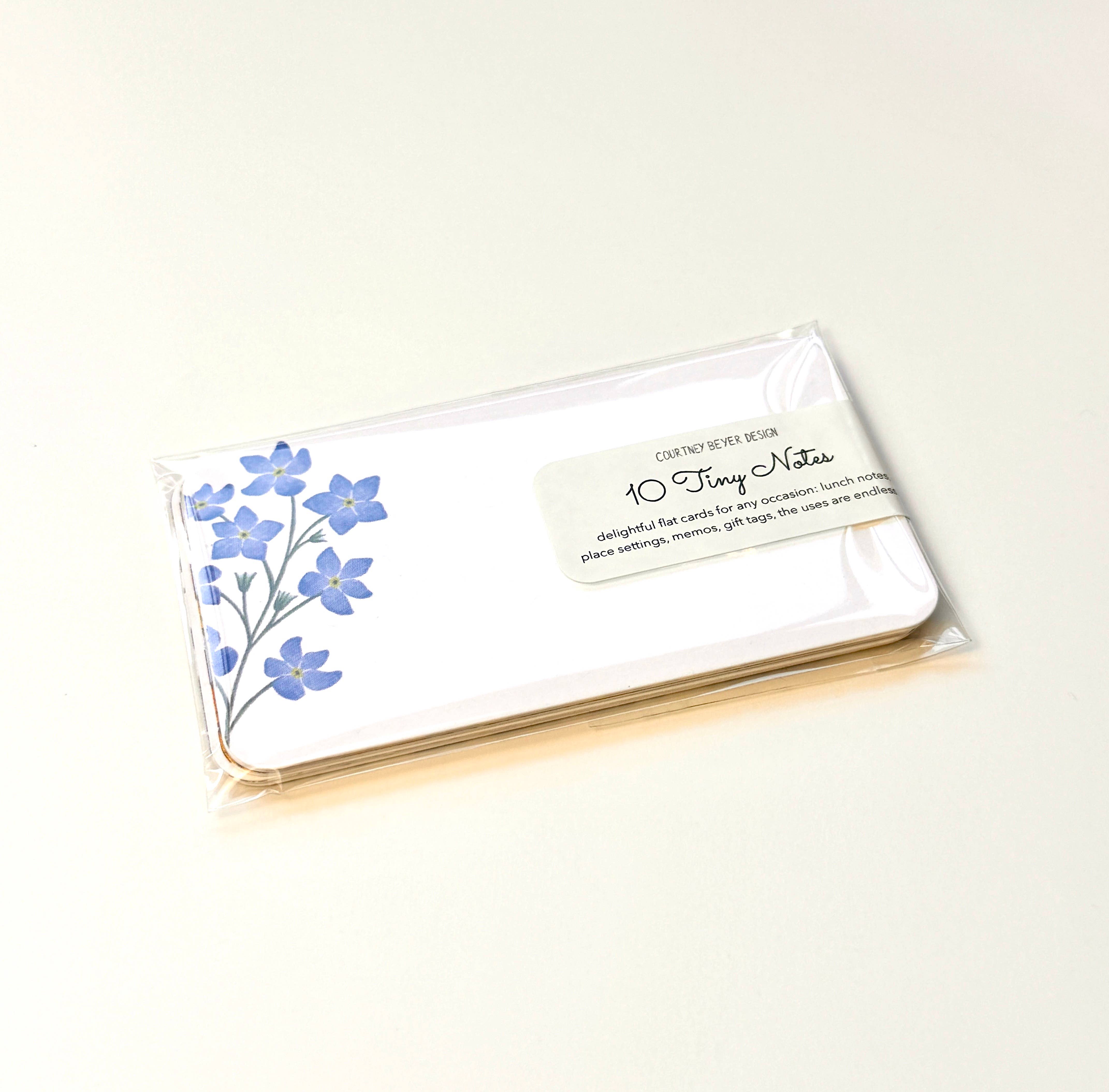 Courtney Beyer Design - Wholesale Stationery/Notecard Set - 10 Tiny Flat Cards - Wiener Dog2