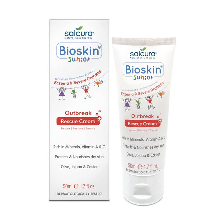 Bioskin Junior Outbreak Rescue Cream 50ml for wholesale by Salcura Natural Skin Therapy EU