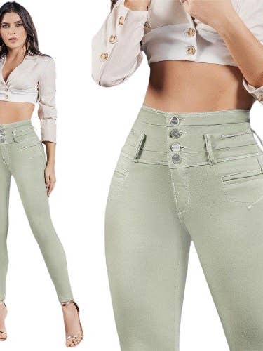 Norath 100% autentiske colombianske push-up-jeans for engroshandel hos JDCOLFASHION LLC